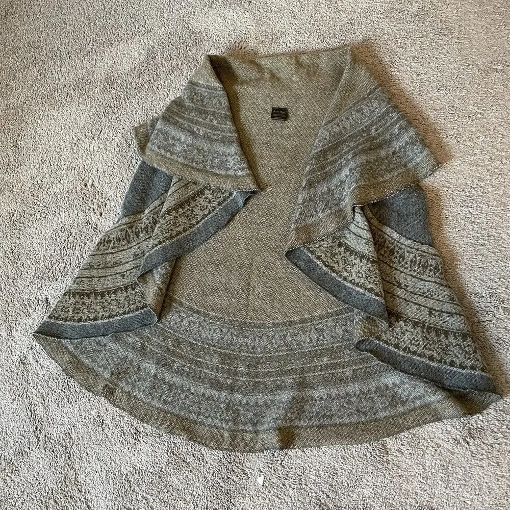 Charlie Paige Cardigan Boho Festival Western Cowgirl Native Print Soft Cozy OS - Picture 4 of 7